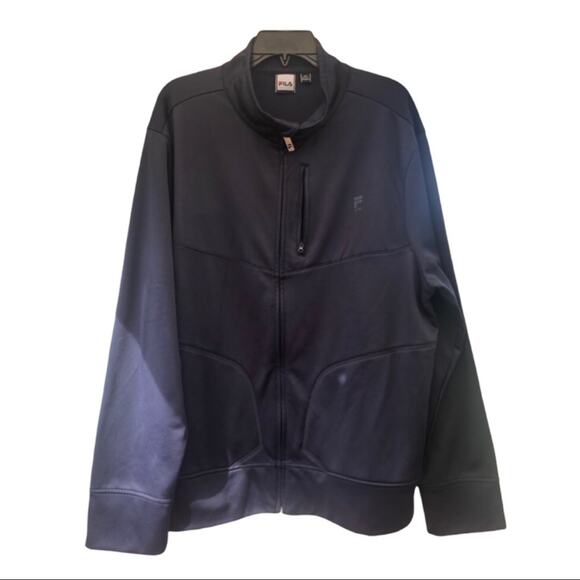 Fila Men’s track jacket navy blue size XL - Picture 1 of 11